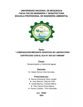 INFORME DE COMPRACION GRUPO 4 ECA