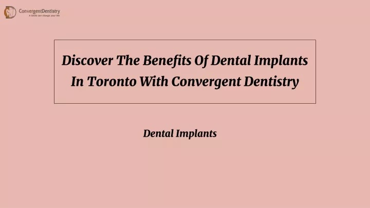 discover the benefits of dental implants