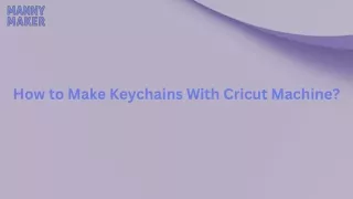 how to make keychains with cricut machine