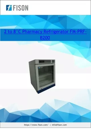 2-to-8°C-Pharmacy-Refrigerator-FM-PRF-B200