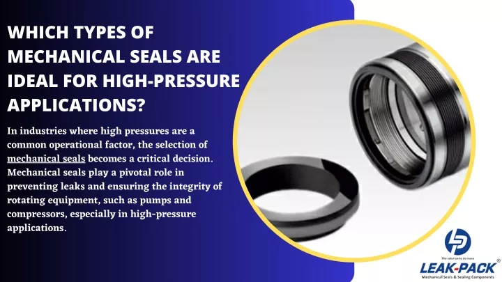 which types of mechanical seals are ideal