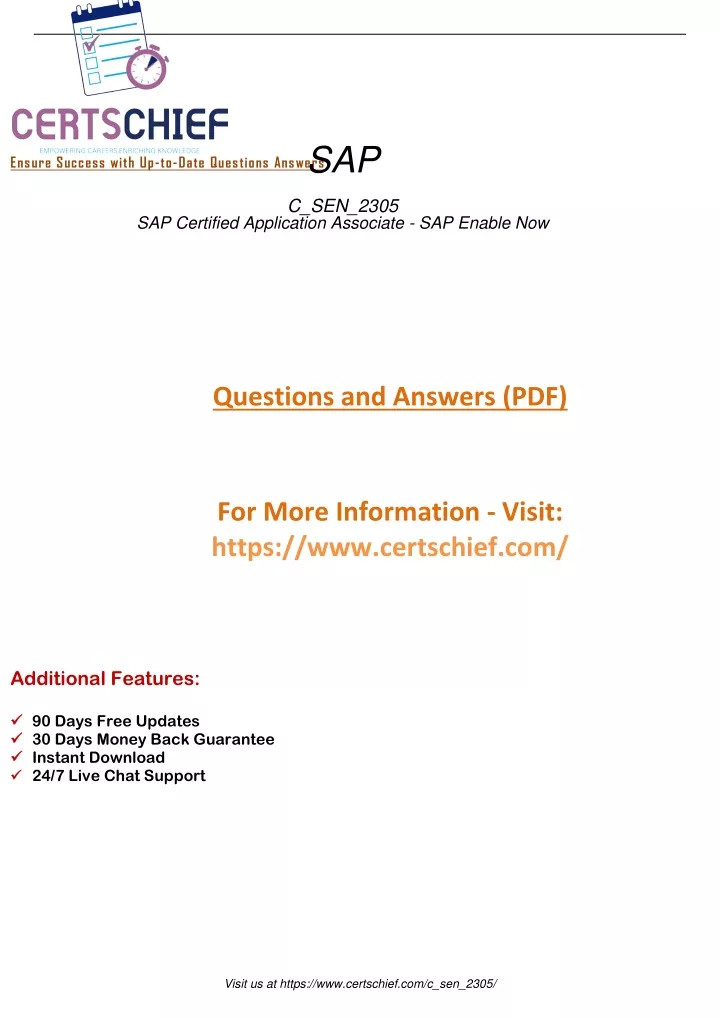 ensure success with up to date questions answers