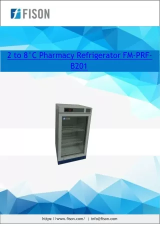 2-to-8°C-Pharmacy-Refrigerator-FM-PRF-B201