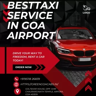 BestTaxi Service in Goa airport