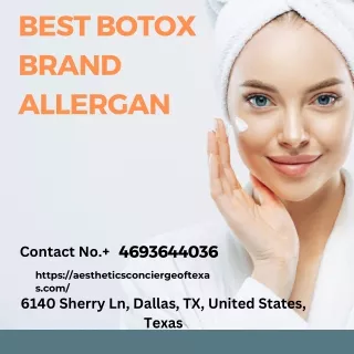 best botox brand allergan