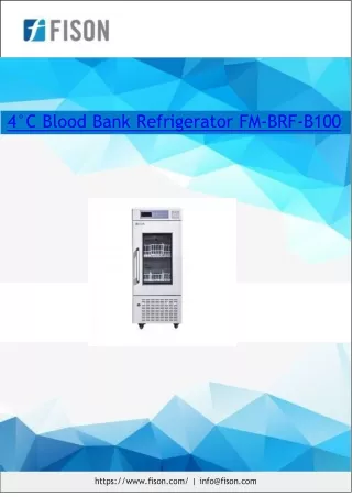 4°C-Blood-Bank-Refrigerator-FM-BRF-B100
