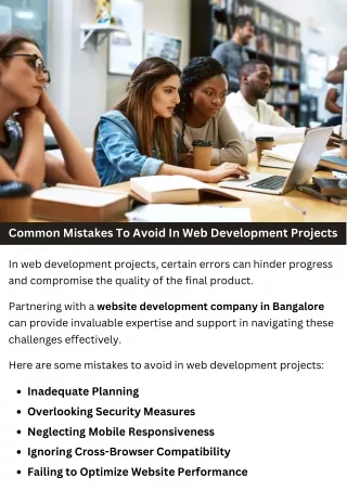 common mistakes to avoid in web development
