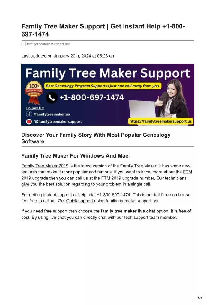 family tree maker support get instant help