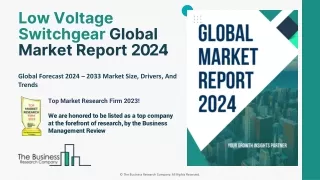Low Voltage Switchgear Market Size, Trends, Forecast To 2024-2033