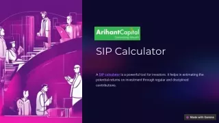 sip calculator