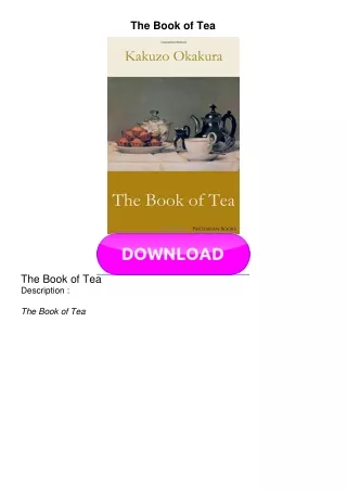 PDF BOOK The Book of Tea