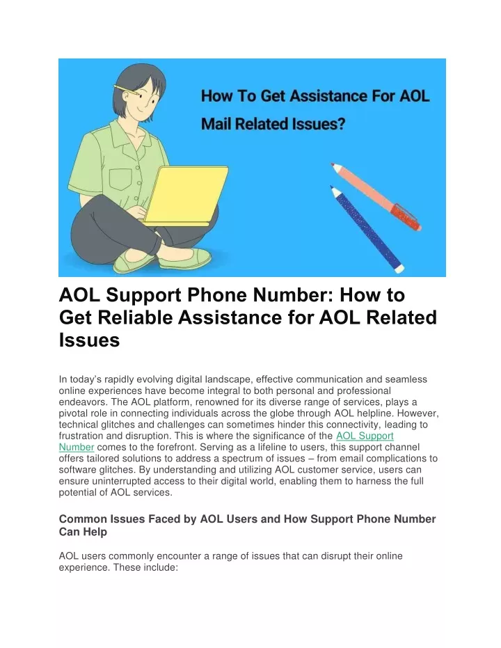 aol support phone number how to get reliable