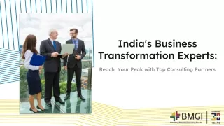 India's Business Transformation Experts