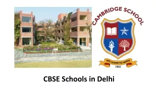 cbse schools in delhi