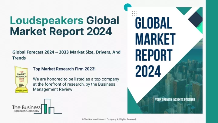 loudspeakers global market report 2024