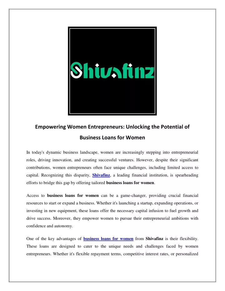 empowering women entrepreneurs unlocking