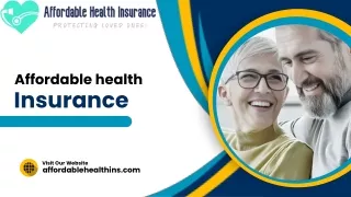 Choose from Affordable Health Insurance Options