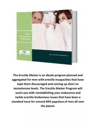 The Erectile Master™ Free eBook PDF Download