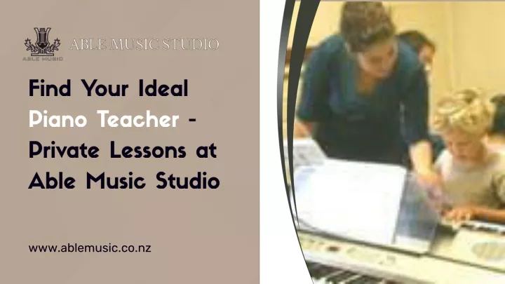 find your ideal piano teacher private lessons