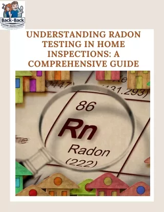 Professional Radon Testing for Home Inspectors