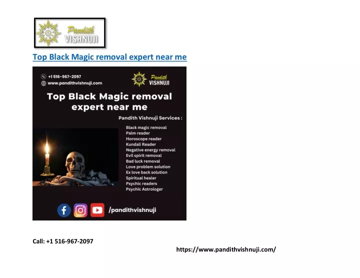 top black magic removal expert near me
