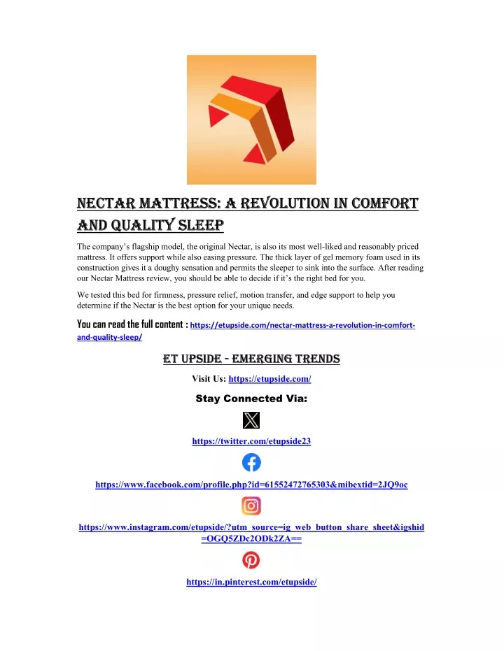 nectar mattress a revolution in comfort nectar