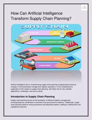 how can artificial intelligence transform supply