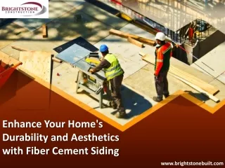 Enhance Your Homes Durability and Aesthetics with Fiber Cement Siding