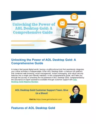 Unlocking the Power of AOL Desktop Gold