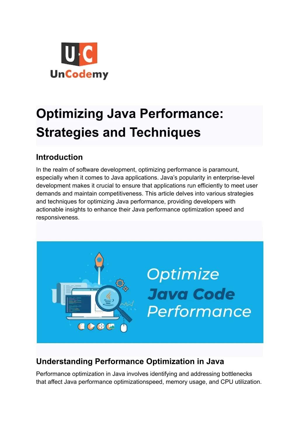 PPT - Optimizing Java Performance_ Strategies and Techniques PowerPoint ...