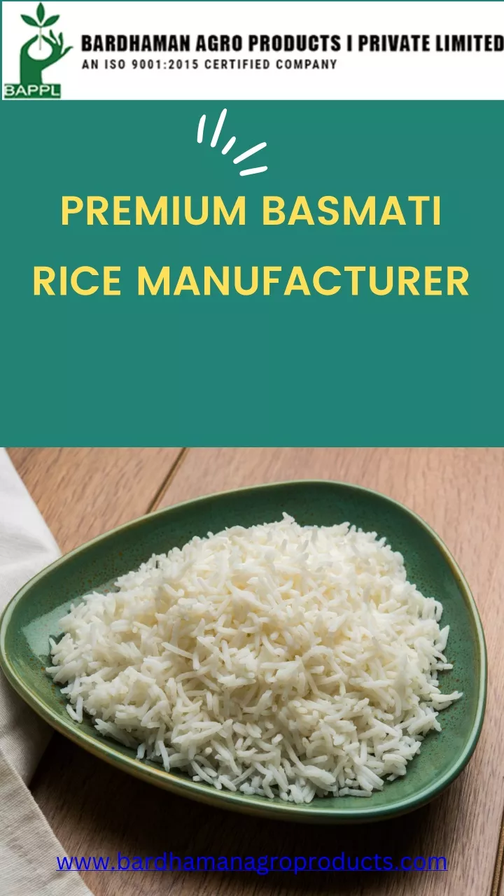 premium basmati rice manufacturer