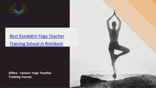 Best Kundalini Yoga Teacher Training School in Rishikesh | Sri Yoga Ashram