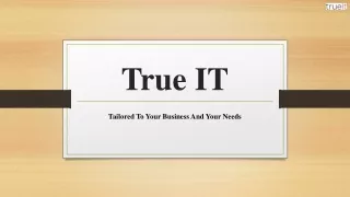 True IT- Managed Services in Australia