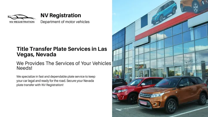 title transfer plate services in las vegas nevada