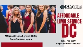Affordable Limo Service DC for Prom Transportation