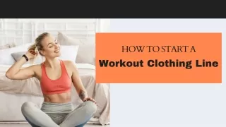 Start Your Own Workout Clothing Line | Fitness Clothing