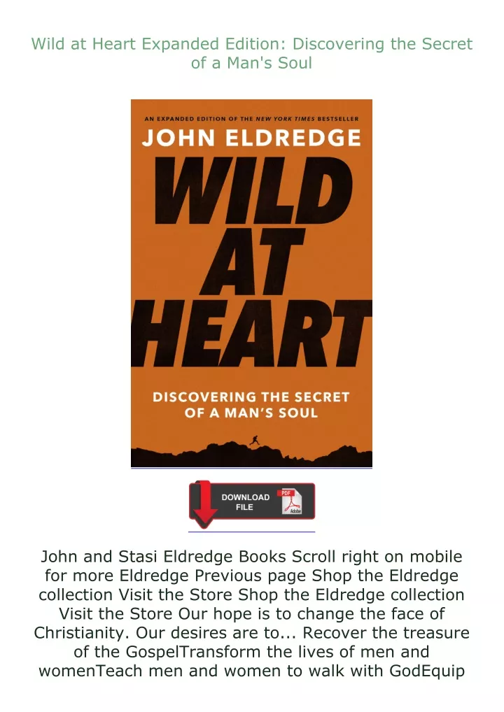 wild at heart expanded edition discovering