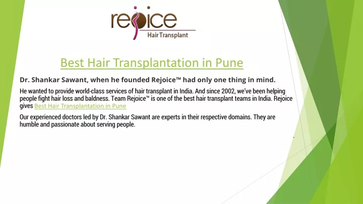 best hair transplantation in pune