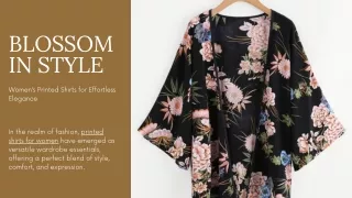 Blossom in Style Women’s Printed Shirts for Effortless Elegance
