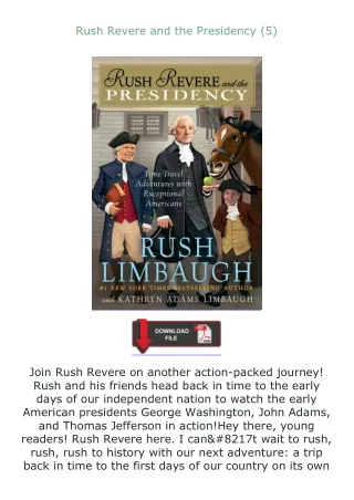 (❤️pdf)full✔download Rush Revere and the Presidency (5)