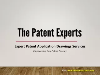 Expert Patent Application Drawings Services | The Patent Experts