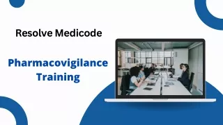 Pharmacovigilance Training