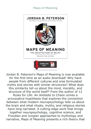 Download⚡(PDF)❤ Maps of Meaning