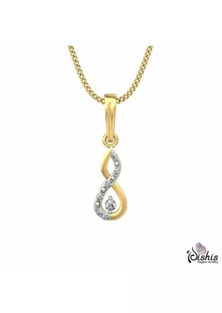 Buy  Amelie Diamond Pendant by Dishis Designer jewellery.