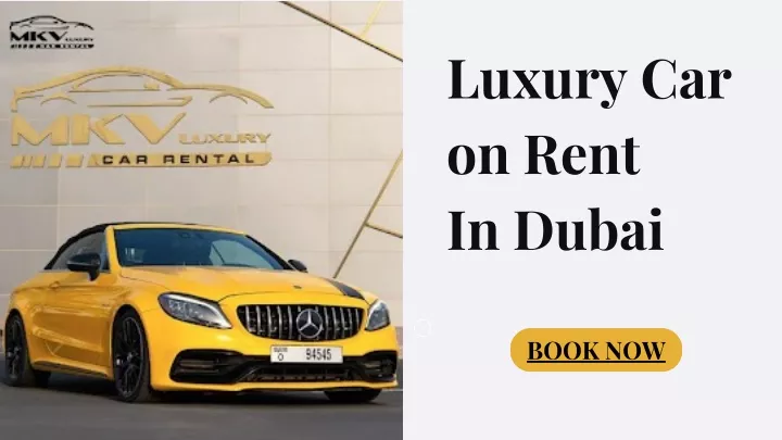 luxury car on rent in dubai