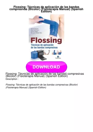 READ Flossing: Técnicas de aplicación de las bandas compresivas (Bicolor) (Fisioterapia Manual) (Spanish Edition)