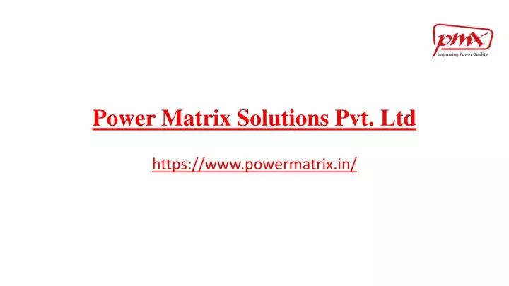 power matrix solutions pvt ltd