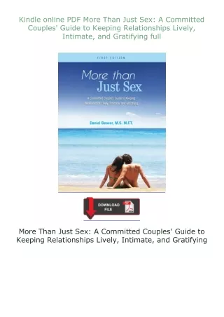 More-Than-Just-Sex-A-Committed-Couples-Guide-to-Keeping-Relationships-Lively-Intimate-and-Gratifying