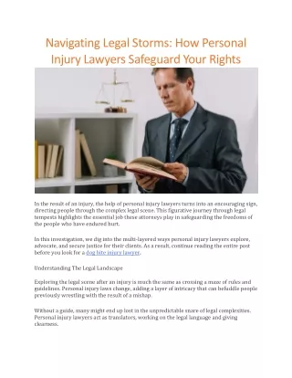 Dog bite injury lawyer