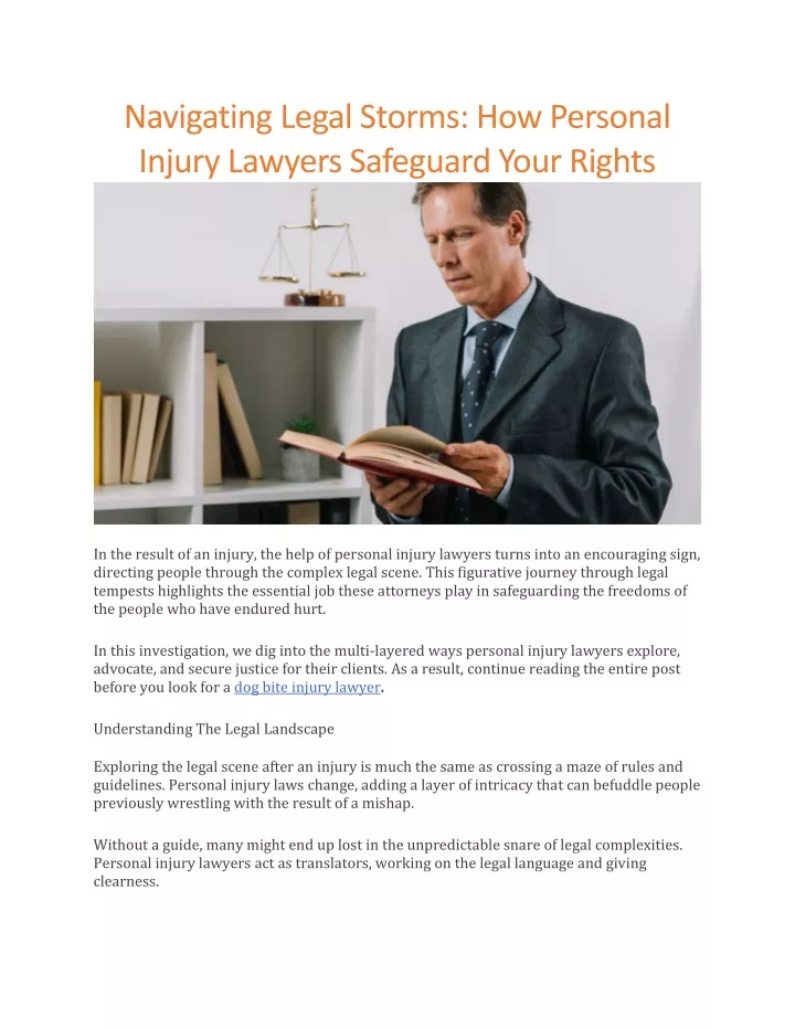 navigating legal storms how personal injury